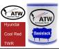 Preview: Hyundai, Cool Red, TWR: 1L Lackdose, von ATW Autoteile West.